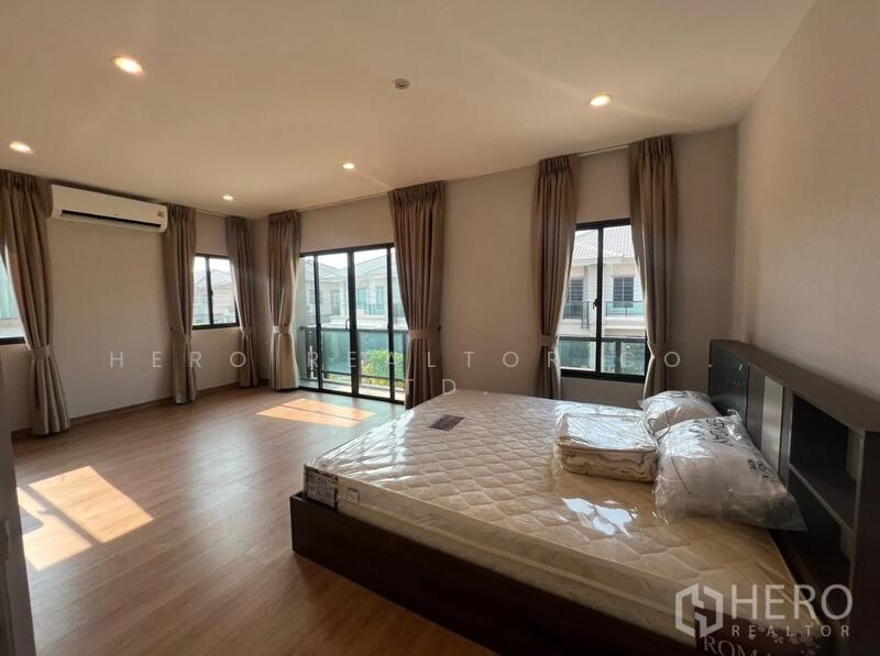 For Rent Detached House Passorn Prestige Bangna-Suvarnabhumi Bang Phli Samut Prakan hre00095, Samut Prakan, Bangphli Yai, Bang Plee, Samut Prakan, 3 Bedrooms, 190 sqm, Single Detached House For Rent, by Hero Realtor Co., Ltd., 500110743 - DDproperty.com
