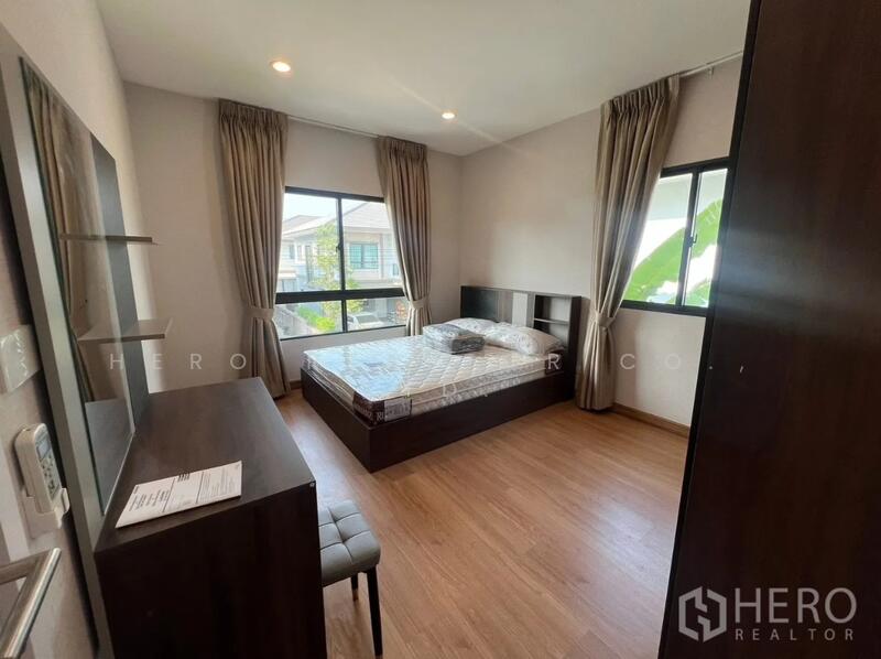 For Rent Detached House Passorn Prestige Bangna-Suvarnabhumi Bang Phli Samut Prakan hre00095, Samut Prakan, Bangphli Yai, Bang Plee, Samut Prakan, 3 Bedrooms, 190 sqm, Single Detached House For Rent, by Hero Realtor Co., Ltd., 500110743 - DDproperty.com