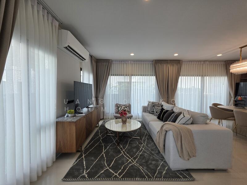 Burasiri Krungthep Kreetha, Bangkok, 95 Soi Pracha Ruam Chai, Hua Mak, Bang Kapi, Bangkok, 4 Bedrooms, 238 sqm, Single Detached House For Rent, by Duangjongkon Choomsawasdi, 500112019 - DDproperty.com