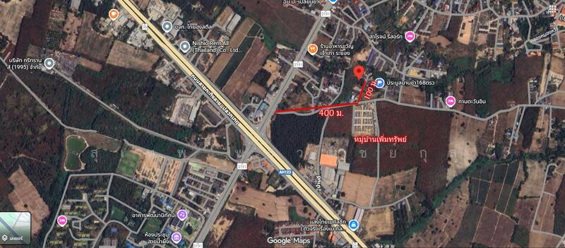 ขาย - ขายที่ดิน 355 ตร.วา ราคานักลงทุน ใกล้นิคมฯ และถนน 36 มาบข่า นิคมพัฒนา ระยอง, ระยอง