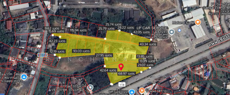 Land for Sale Chiang Mai–Doi Saket Large Plot Nearly 6 Rai on Main Road THB 99 Million, Chiang Mai, เชียงใหม่-ดอยสะเก็ด, San Pa Pao, San Sai, Chiang Mai, , 10,860 sqm, Land For Sale, by Runchana Ball, 500118187 - DDproperty.com