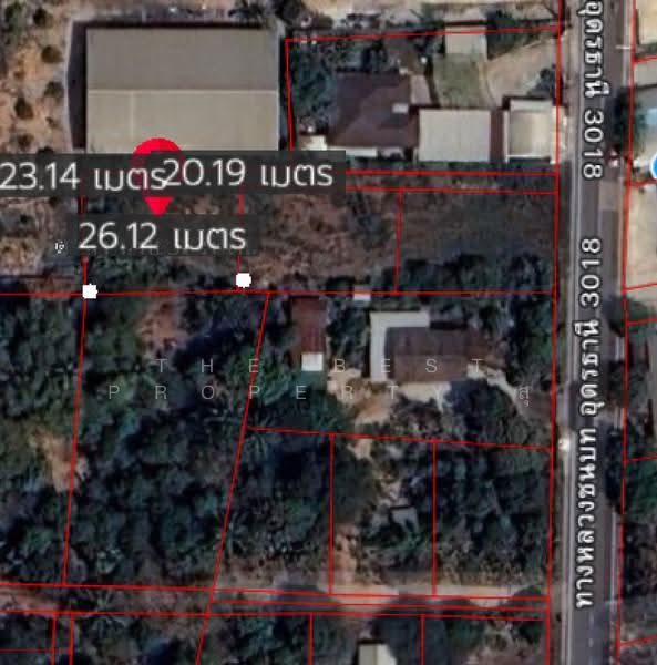 ที่ดินบ้านจั่น อุดรธานี, Udon Thani, Ban Chun, Muang Udon Thani, Udon Thani, , 556 sqm, Land For Sale, by The Best Property สุ, 500119224 - DDproperty.com
