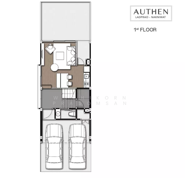 Authen Ladprao-Nakniwat, Bangkok, Soi Nak Niwat 48 Yaek 14, Pradit Manudharm Road, Lat Phrao, Lat Phrao, Bangkok, 3 Bedrooms, 276 sqm, Townhouse For Rent, by Wuthikorn Prasomsan, 500119535 - DDproperty.com