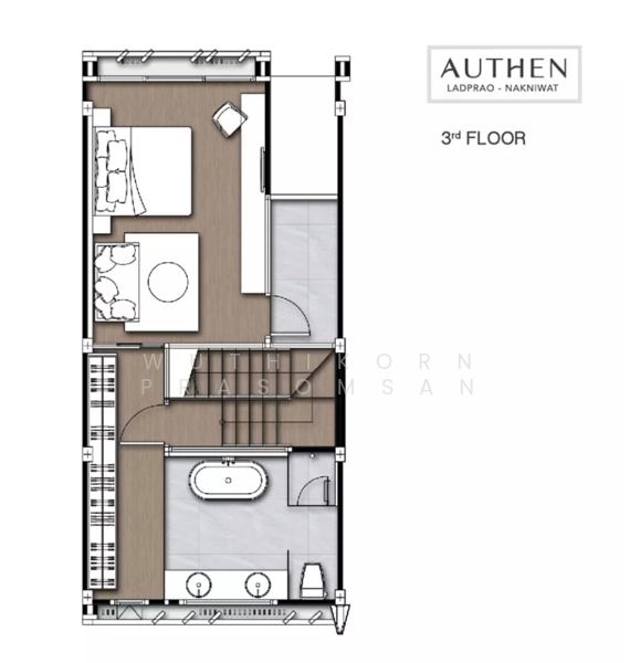 Authen Ladprao-Nakniwat, Bangkok, Soi Nak Niwat 48 Yaek 14, Pradit Manudharm Road, Lat Phrao, Lat Phrao, Bangkok, 3 Bedrooms, 276 sqm, Townhouse For Rent, by Wuthikorn Prasomsan, 500119535 - DDproperty.com