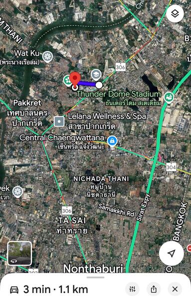 ให้เช่า - ที่ดินปากเกร็ด ใกล้เมืองทอง, นนทบุรี