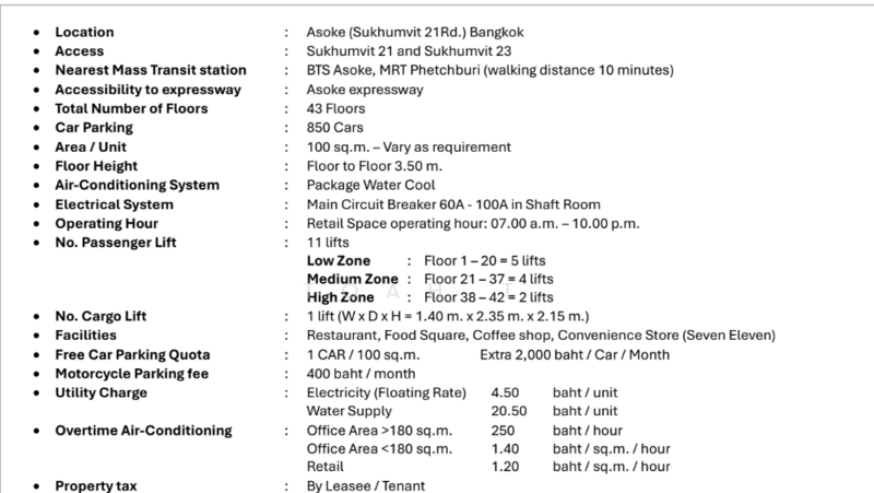 ให้เช่า - อาคาร จีเอ็มเอ็ม แกรมมี่ (GMM GRAMMY), กรุงเทพ