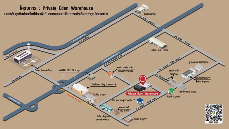 Premium 460 sqm. Warehouse for Rent/Sale: Luxury Design, Full A/C,, Pathum Thani, Bung Kham Proi, Lam Luk Ka, Pathum Thani, , 460 sqm, Warehouse/Factory For Rent, by wanich Preechawanich, 500123100 - DDproperty.com