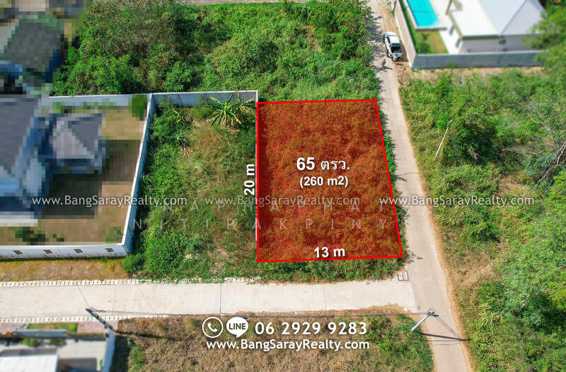 ที่ดินบางเสร่ ฝั่งทะเล 65 ตรว. แปลงหัวมุม ติดถนน 2 ด้าน ใกล้ทะเลเพียง 1 กม., ชลบุรี, บางเสร่, สัตหีบ, ชลบุรี, 260 ตร.ม., ที่ดิน ขาย, โดย Naphaphat Nitipakpinyo, 500125400 - DDproperty.com