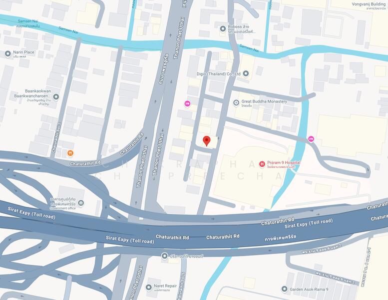 For Sale - An 8-story office building located in front of the entrance to Rama 9 Hospital., Bangkok