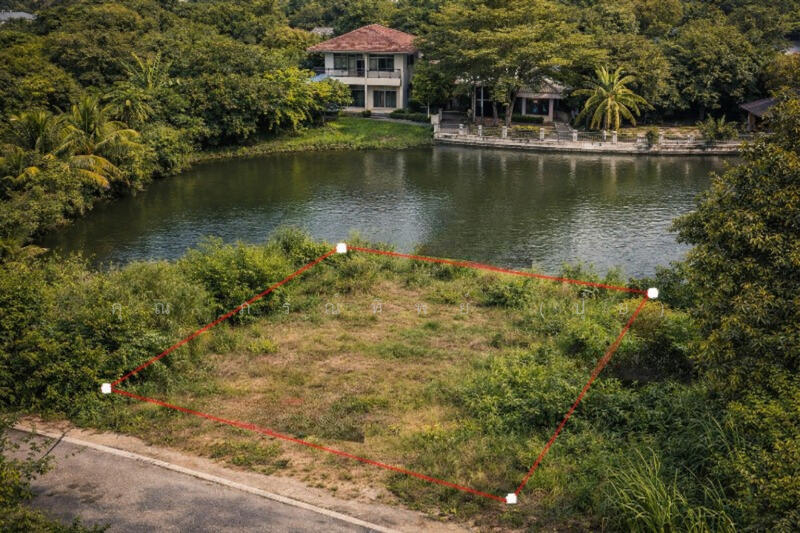 ขาย - ที่ดินเปล่า ถมแล้ว 105.2 ตร.วา หมู่บ้าน การ์เด้นลากูน่า ติดทะเลสาบ, ฉะเชิงเทรา