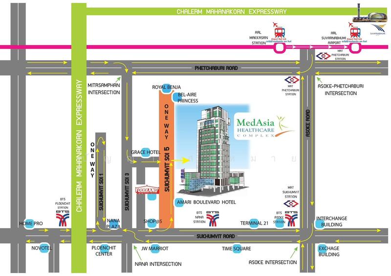 ให้เช่า - ให้เช่าพื้นที่คลินิก/ธุรกิจสุขภาพ MedAsia Healthcare Complex, กรุงเทพ