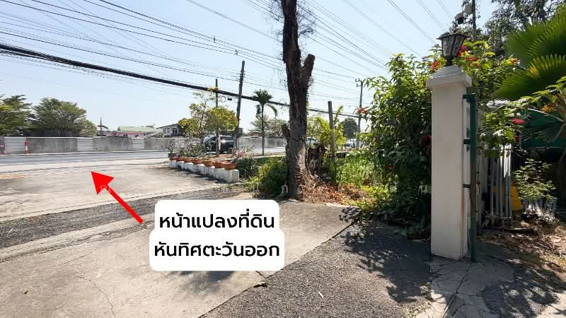 For Sale - ที่ดินเปล่า พร้อมสิ่งปลูกสร้าง 1 ไร่ ถนนเลียบคลองประปา ฝั่งแจ้งวัฒนะ ทำเลดี, Nonthaburi