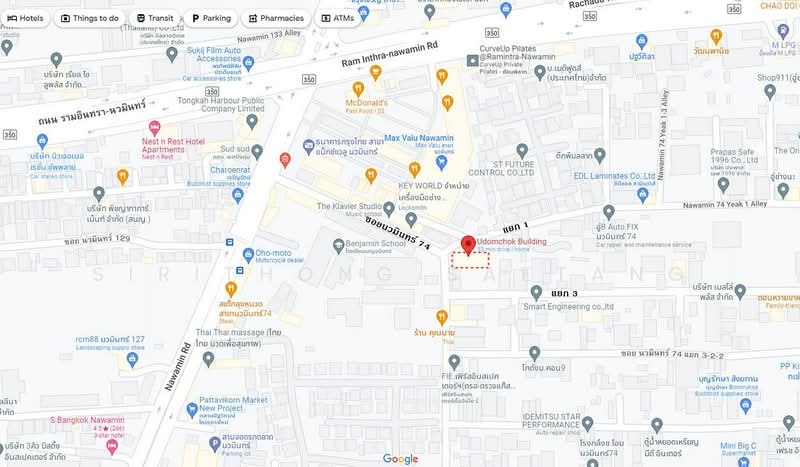 พื้นที่ร้านค้า ร้านอาหาร ห้องพัก ภายในอาคารอุดมโชค ซอยนวมินทร์ 74 แยก 1 เขตบึงกุ่ม, Bangkok, นวมินทร์ 74, Nawamin, Bueng Kum, Bangkok, , 100 sqm, Retail Space For Rent, by Sirithong Saetang, 500137852 - DDproperty.com