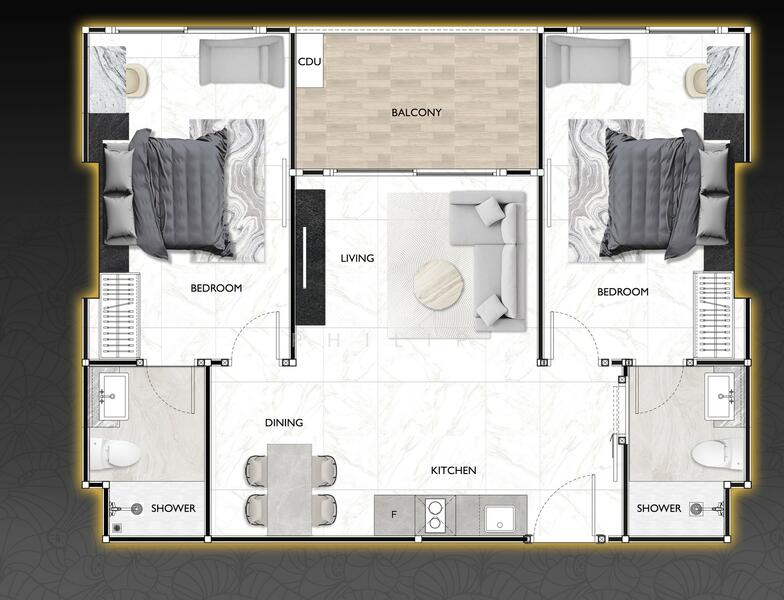 Zenith Pattaya 2, Chon Buri (Pattaya), 112 Thapphraya 15 Alley, Nong Pru, Bang Lamung (Pattaya), Chon Buri (Pattaya), 2 Bedrooms, 68 sqm, Condo Option To Buy, by Philip, 500139744 - DDproperty.com