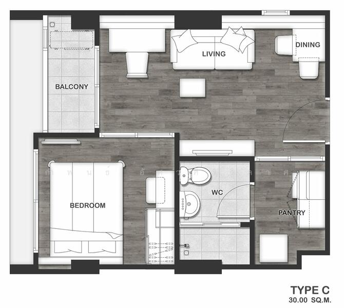 The Excel Groove Lasalle 52, Bangkok, Soi Sukhumvit 105 Lasalle Road, Bang Na, Bang Na, Bangkok, 1 Bedroom, 30 sqm, Condo For Rent, by กำพนธ์ อัศวศิริวิลาศ, 500140256 - DDproperty.com