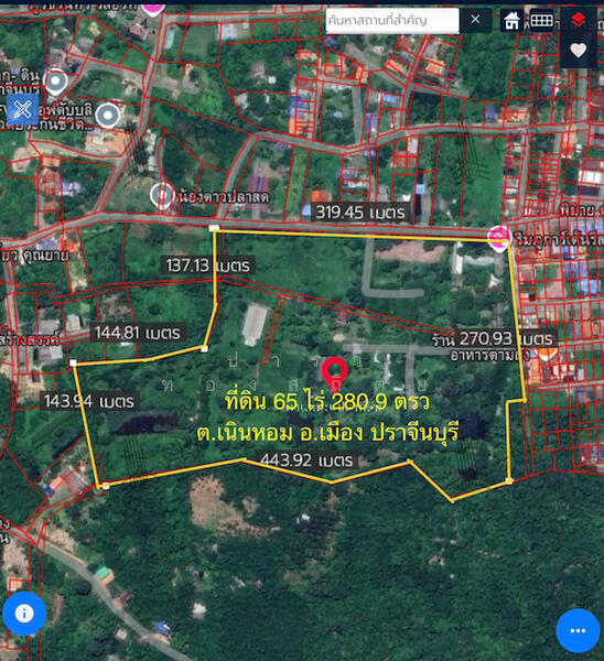 เนินหอม, Prachin Buri, Noen Hom, Muang Prachin Buri, Prachin Buri, , 105,120 sqm, Land For Sale, by ปารวี ทองสถิตย์, 500141337 - DDproperty.com