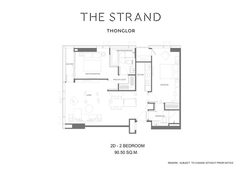 The Strand Thonglor, Bangkok, 36 Soi Sukhumvit 55, Khlong Tan Nua, Watthana, Bangkok, 2 Bedrooms, 90 sqm, Condo For Sale, by รัชกานต์ อัจฉริยะโพธา, 500141393 - DDproperty.com