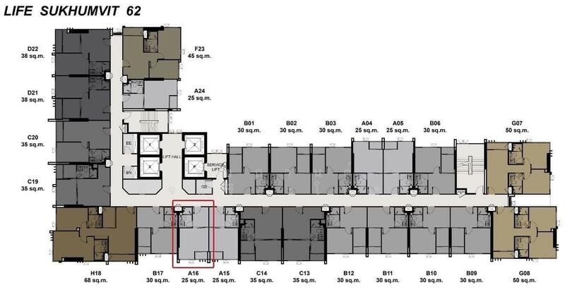 Life Sukhumvit 62, Bangkok, Soi Sukhumvit 62, Bang Chak, Phra Khanong, Bangkok, Studio, 25 sqm, Condo For Sale, by รัชกานต์ อัจฉริยะโพธา, 500141699 - DDproperty.com