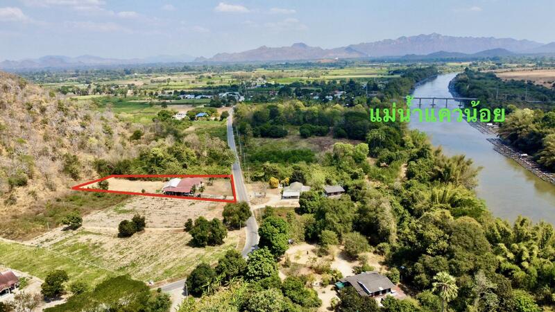 ขาย - บ้านติดเขา กาญจนบุรี ใกล้แม่น้ำแควน้อย 2 ไร่ 1 งาน, กาญจนบุรี