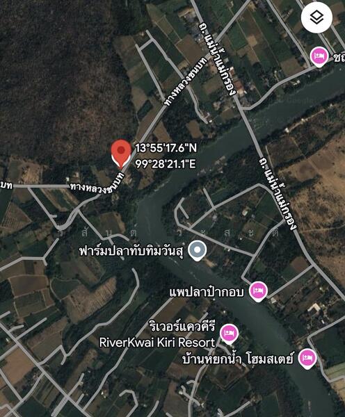 ขาย - บ้านติดเขา กาญจนบุรี ใกล้แม่น้ำแควน้อย 2 ไร่ 1 งาน, กาญจนบุรี