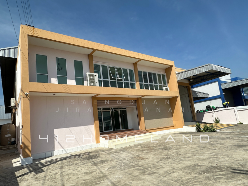 For Rent - ให้เช่า-ขาย โกดัง 1,000 ตร.ม. ออฟฟิศ 2 ชั้น บางเพรียง สมุทรปราการ, Samut Prakan