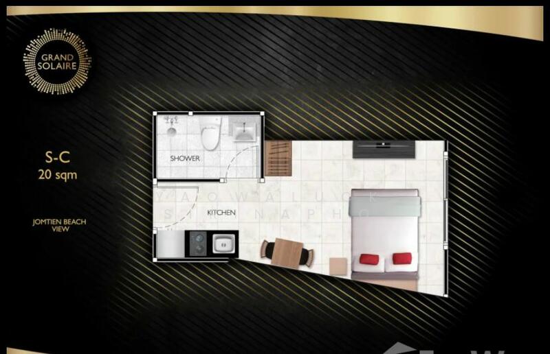 Grand Solaire Pattaya, Chon Buri (Pattaya), Bang Lamung, Bang Lamung (Pattaya), Chon Buri (Pattaya), Studio, 20 sqm, Condo For Sale, by Yaowaluck Sirinapho, 500142681 - DDproperty.com