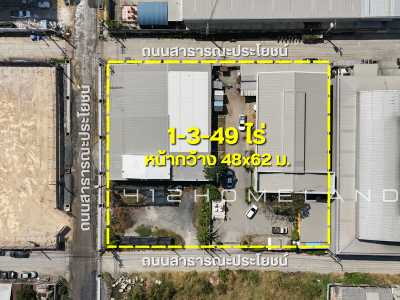 ขาย โกดัง-โรงงาน 1,500 ตร.ม. เนื้อที่ 1-3-49 ไร่ ผังสีม่วง ติดถนน 3 ด้าน บางเสาธง สมุทรปราการ, Samut Prakan, Bang Sao Thong, Bang Sao Thong, Samut Prakan, , 1,500 sqm, Warehouse/Factory For Sale, by Saengduan Jirapattanan, 500144163 - DDproperty.com