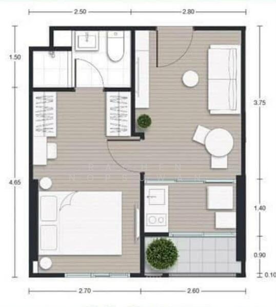 Nue District R9, Bangkok, 59 Rama 9 Road, Huai Khwang, Huai Khwang, Bangkok, 1 Bedroom, 30 sqm, Condo Option To Buy, by Rachen Nopsuwan, 500144341 - DDproperty.com