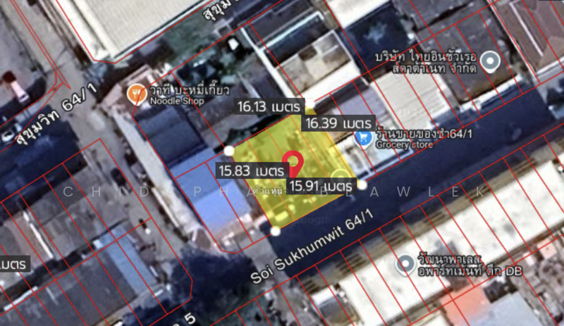 Land Sukhumvit 64/1 Near Sukhumvit Road, Bangkok, Bang Chak, Phra Khanong, Bangkok, , 256 sqm, Land For Sale, by Chidaphar Beawlek, 500144729 - DDproperty.com