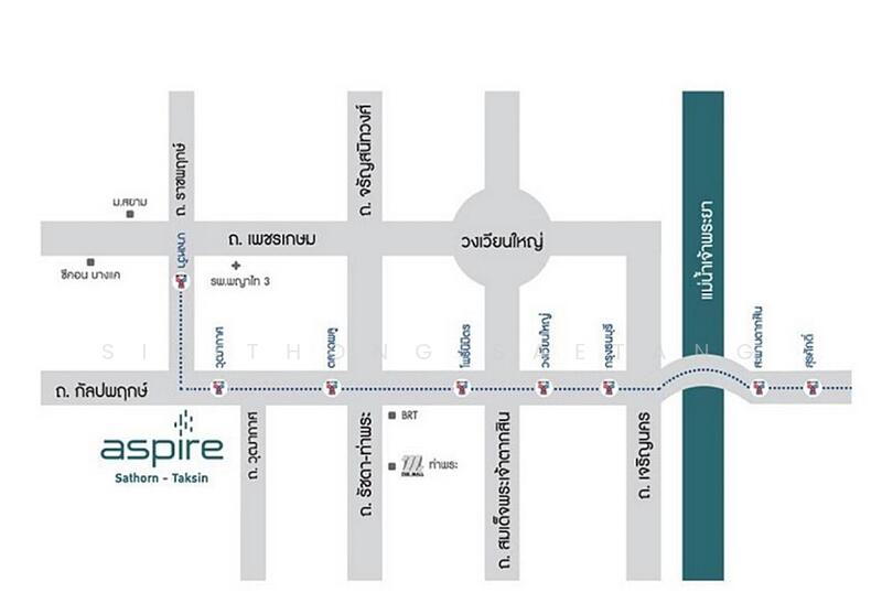 aspire สาทร - ตากสิน Timber Zone, กรุงเทพ, 55 ถนนราชพฤกษ์, บางค้อ, จอมทอง, กรุงเทพ, 46 ตร.ม., คอนโด ขาย, โดย Sirithong Saetang, 500145192 - DDproperty.com