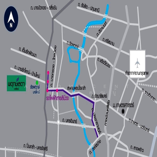 Prueklada Bangyai 2 : พฤกษ์ลดา บางใหญ่ 2, นนทบุรี, ทางหลวงชนบท นนทบุรี 1009, บางแม่นาง, บางใหญ่, นนทบุรี, 160 ตร.ม., บ้านเดี่ยว ขาย, โดย AJHOMECENTER - คุณบู้, 500145543 - DDproperty.com