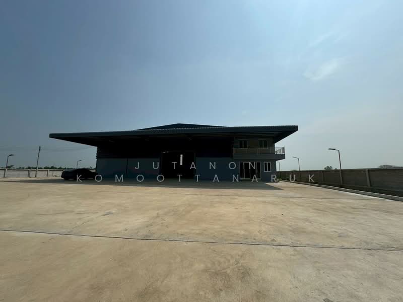 For Rent - ให้เช่าโกดังพร้อมสำนักงาน พื้นที่ 7 ไร่ ไฟฟ้า 3 เฟส ทำเลดี เดินทางสะดวก บางปลาม้า สุพรรณบุรี, Suphan Buri