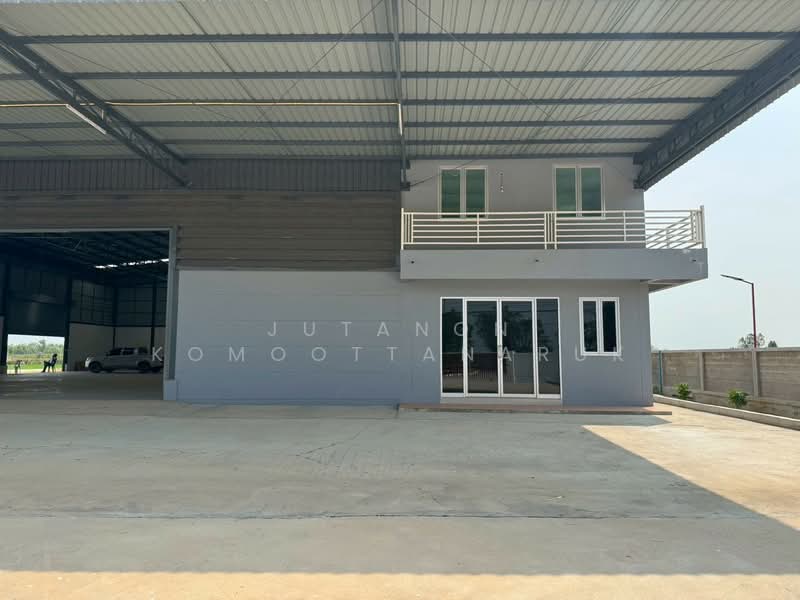 For Rent - ให้เช่าโกดังพร้อมสำนักงาน พื้นที่ 7 ไร่ ไฟฟ้า 3 เฟส ทำเลดี เดินทางสะดวก บางปลาม้า สุพรรณบุรี, Suphan Buri