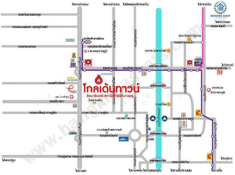 Golden Town Rattanathibet-Saima Station, Nonthaburi, Soi Wat Pleng-Bang Na Alley, Rattanathibet Road, Talat Kwan, Muang Nonthaburi, Nonthaburi, 4 Bedrooms, 131 sqm, Townhouse For Sale, by Bangkok Asset Intergroup Co.,Ltd. Ltd., 500145976 - DDproperty.com