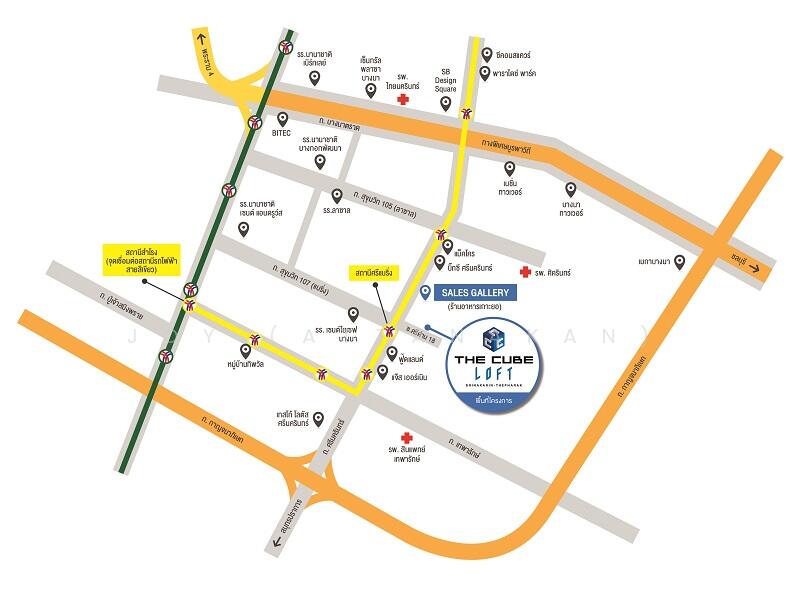 The Cube Loft Srinakarin-Theparak : เดอะคิวบ์ ลอฟท์ ศรีนครินทร์-เทพารักษ์, สมุทรปราการ, สำโรงเหนือ, เมืองสมุทรปราการ, สมุทรปราการ, 24 ตร.ม., คอนโด ให้เช่า, โดย JOY (Attanakan), 500146346 - DDproperty.com