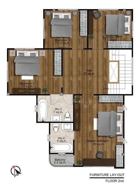 Ladawan Srinakarin, Samut Prakan, Srinakarin Road, Bang Kaeo, Bang Plee, Samut Prakan, 4 Bedrooms, 350 sqm, Single Detached House For Rent, by Saowaluk Anupong, 500147695 - DDproperty.com