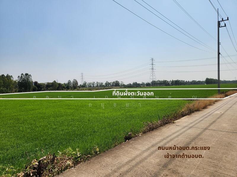 ขาย ที่ดิน 9-3-04 ไร่ ติดถนนคอนกรีต ใกล้ อบต.กระแชง อ.บางไทร, พระนครศรีอยุธยา, กระแชง, บางไทร, พระนครศรีอยุธยา, 15,616 ตร.ม., ที่ดิน ขาย, โดย ลลนา เกษมสันต์ ณ อยุธยา, 500147721 - DDproperty.com