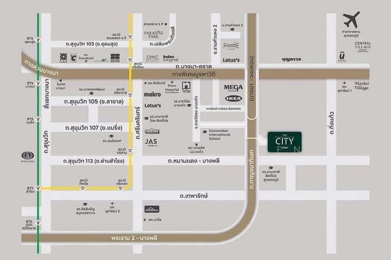 The City Bangna : The City บางนา, สมุทรปราการ, Bang Phli Yai, บางแก้ว, บางพลี, สมุทรปราการ, 351 ตร.ม., บ้านเดี่ยว ให้เช่า, โดย Thatsawan Tseng, 500148296 - DDproperty.com