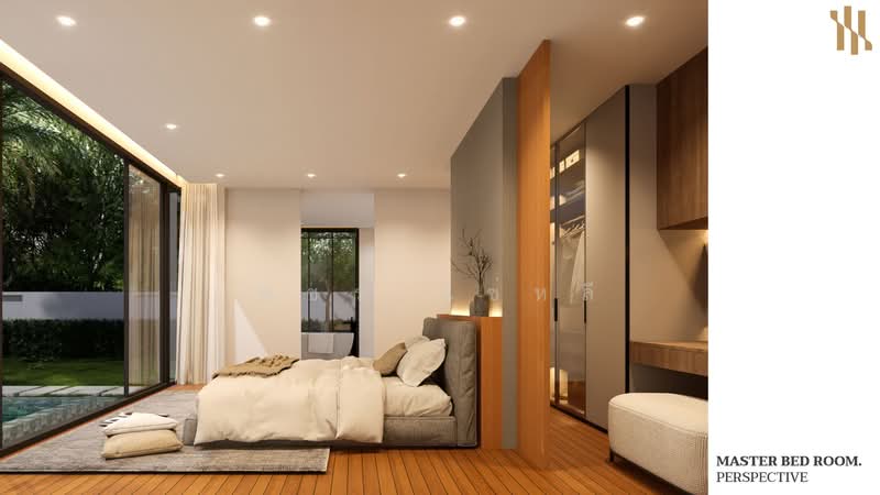 เอสแอล ฟอเรสเทียร์ ลักชูรี่ วิลล่า, พังงา, โคกกลอย, ตะกั่วทุ่ง, พังงา, 347 ตร.ม., วิลล่า ขาย, โดย พชร แซ่หลี, 500148490 - Master bed room - DDproperty.com