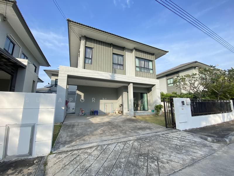 Sammakorn Chaiyapruek-Wongwaen 2, Nonthaburi, Lam Pho Rroad, Lam Pho, Bang Bua Thong, Nonthaburi, 3 Bedrooms, 138 sqm, Single Detached House For Rent, by Supaporn Sekajarn, 500148555 - DDproperty.com