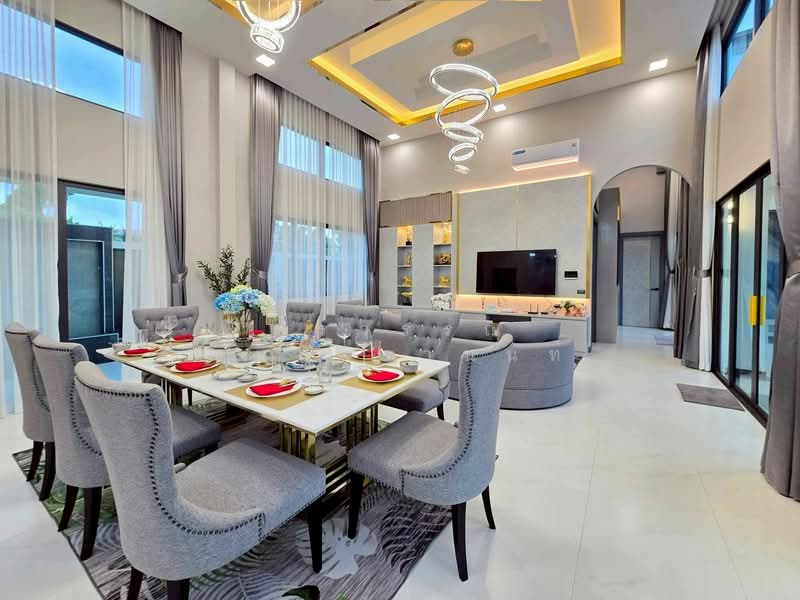 บ้านพลูวิลล่าสร้างใหม่ พัทยา-สยามคันทรีคลับ หลังใหญ่พื้นที่เยอะ, Chon Buri (Pattaya), Nong Pru, Bang Lamung (Pattaya), Chon Buri (Pattaya), 4 Bedrooms, 308 sqm, Single Detached House For Sale, by ปรวรรณ ธนกิจวานนท์, 500148687 - DDproperty.com