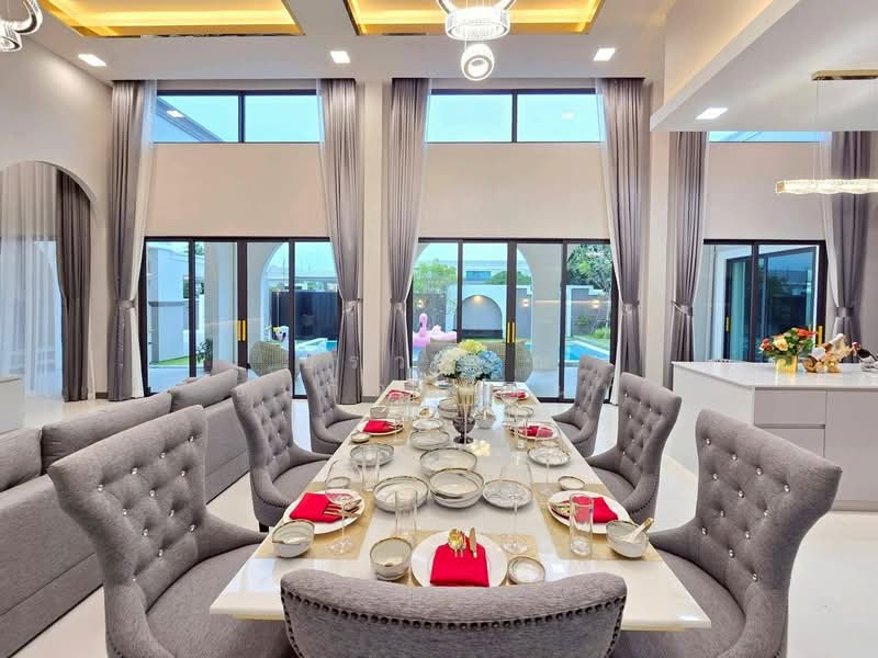 บ้านพลูวิลล่าสร้างใหม่ พัทยา-สยามคันทรีคลับ หลังใหญ่พื้นที่เยอะ, Chon Buri (Pattaya), Nong Pru, Bang Lamung (Pattaya), Chon Buri (Pattaya), 4 Bedrooms, 308 sqm, Single Detached House For Sale, by ปรวรรณ ธนกิจวานนท์, 500148687 - DDproperty.com