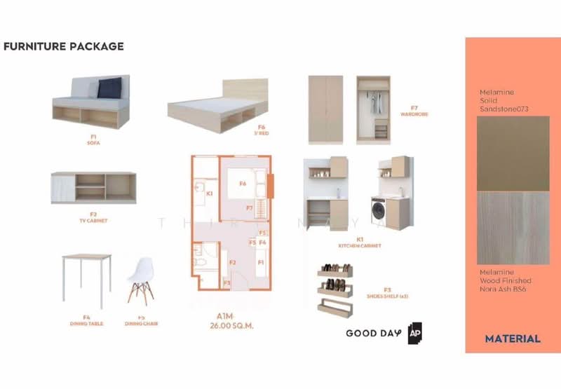 Good Day Sukhumvit 93, Bangkok, Bang Chak, Phra Khanong, Bangkok, 2 Bedrooms, 52 sqm, Condo For Sale, by THIRI NAYA, 500149079 - DDproperty.com