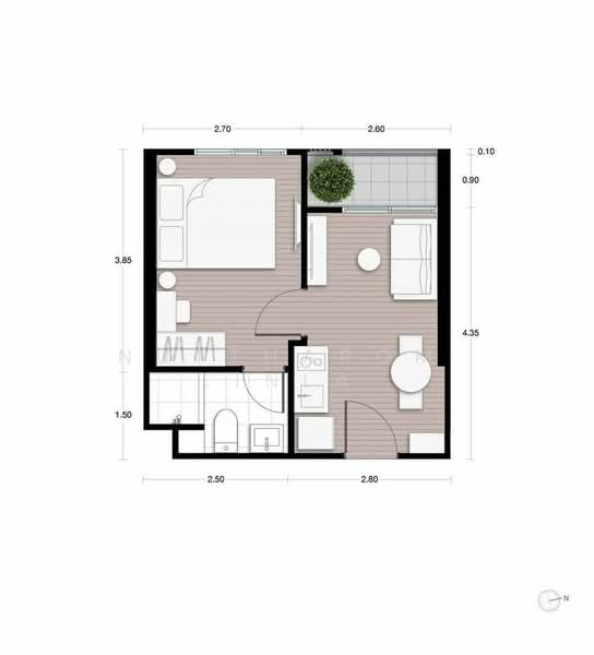 Nue District R9, Bangkok, 59 Rama 9 Road, Huai Khwang, Huai Khwang, Bangkok, 1 Bedroom, 26 sqm, Condo For Sale, by Nuttharom  Linla , 500149247 - DDproperty.com