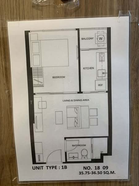 The Line Vibe : เดอะ ไลน์ ไวบ์, กรุงเทพ, จอมพล, จตุจักร, กรุงเทพ, 37 ตร.ม., คอนโด ขาย, โดย THIRI NAYA, 500149281 - DDproperty.com