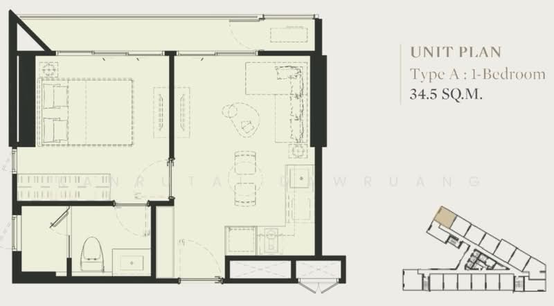 The Crest Park Residences : เดอะ เครสท์ พาร์ค เรสซิเดนเซส, กรุงเทพ, 1198 ถ.พหลโยธิน, จอมพล, จตุจักร, กรุงเทพ, 35 ตร.ม., คอนโด ขาย, โดย Kanrutai Dawruang, 500149462 - DDproperty.com