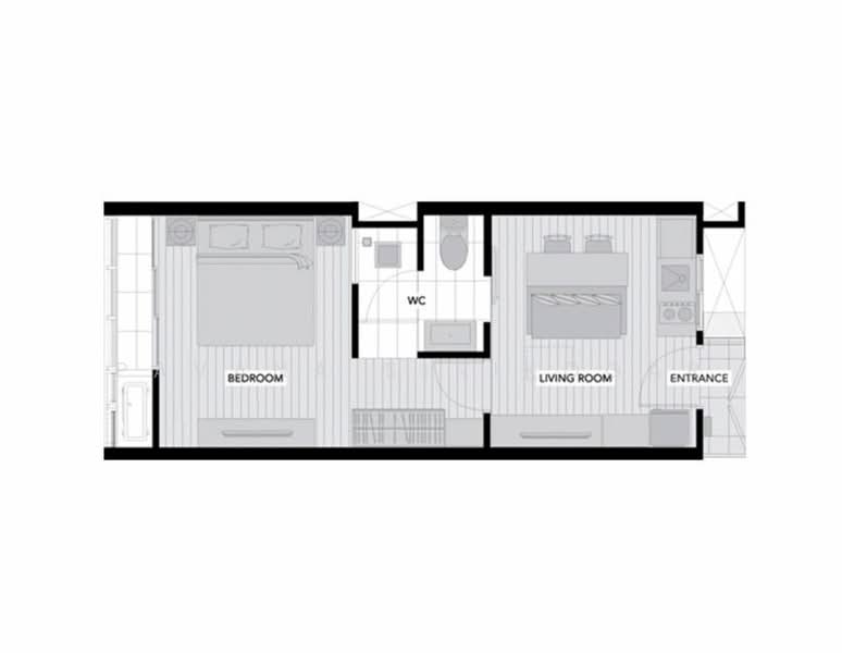 A Space ID Asok-Ratchada, Bangkok, 624 Asoke-Dindaeng Road, Din Daeng, Din Daeng, Bangkok, 1 Bedroom, 33 sqm, Condo For Rent, by Pavana Sirikogar, 500149466 - DDproperty.com