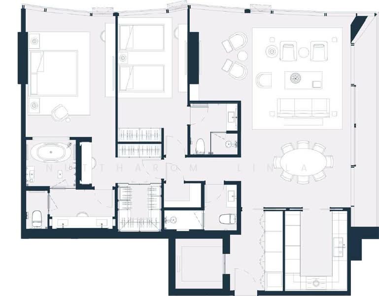 Scope Langsuan, Bangkok, Soi Lang Suan, Lumphini, Pathum Wan, Bangkok, 2 Bedrooms, 169 sqm, Condo For Sale, by Nuttharom  Linla , 500149591 - DDproperty.com