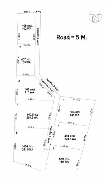 Rim Tai, Chiang Mai, Rim Tai, Mae Rim, Chiang Mai, , 5,204 sqm, Land For Sale, by เอมิล ไวซ์, 500149812 - DDproperty.com