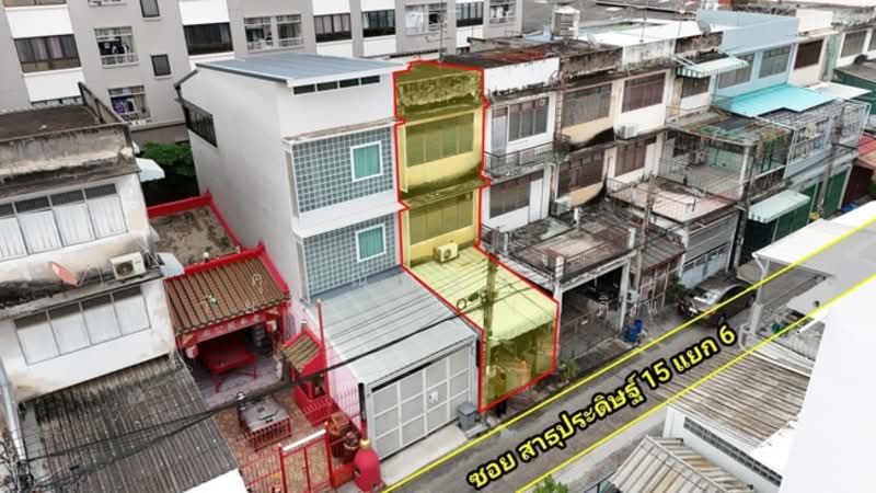 ตึกแถว3ชั้น ซ.สาธุประดิษฐ์ซอย 15 แขวงช่องนนทรี เขตยานนาวา จ.กรุงเทพมหานคร 10120, Bangkok, Chong Nonsi, Yan Nawa, Bangkok, , 130 sqm, Shophouse For Sale, by คุณณัฎฐนิชา สายโสภา (หลิน), 500150063 - DDproperty.com